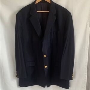 Lauren Ralph Lauren Midnight Blue Blazer with Gold Buttons 50L.